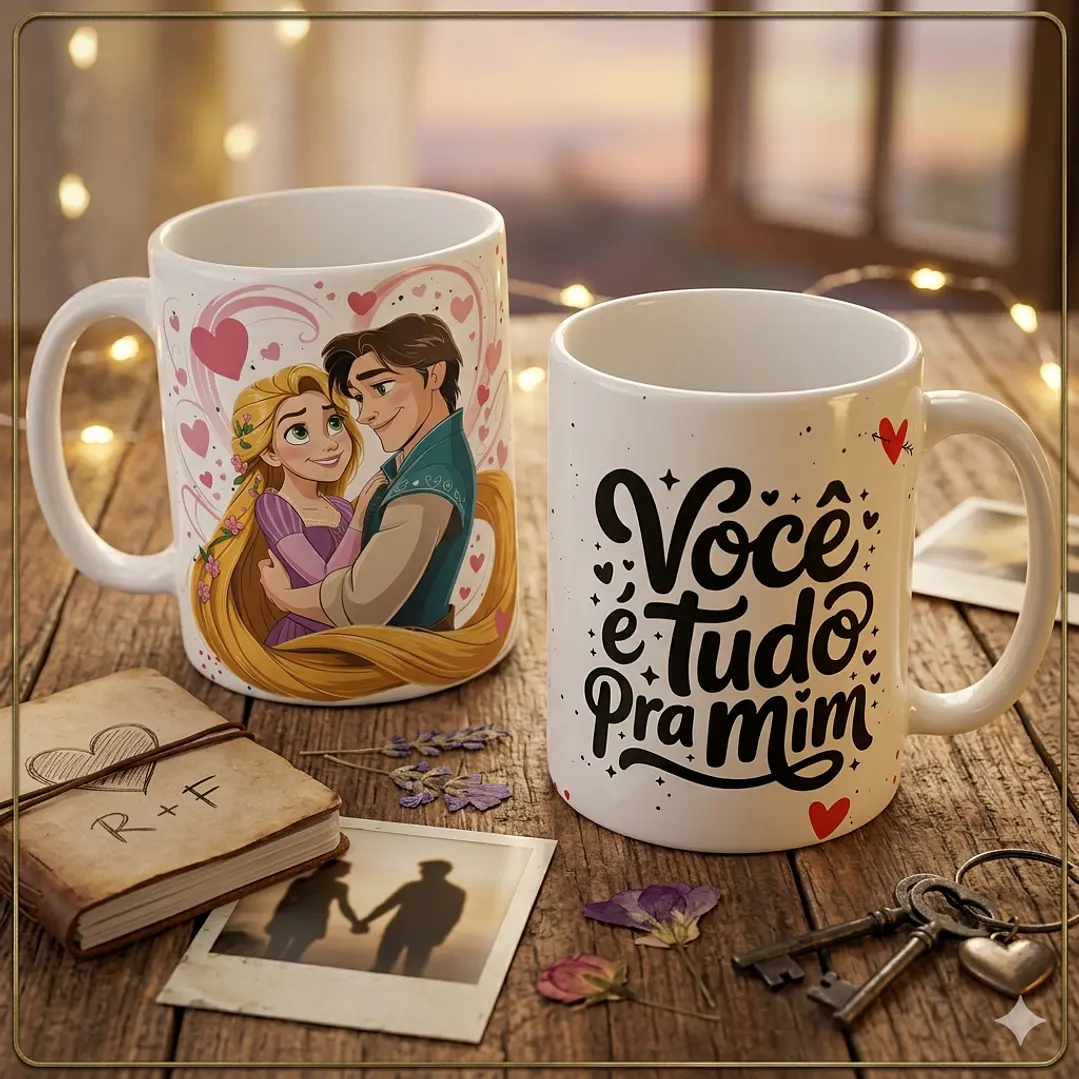 15 Artes para Caneca Dia dos Namorados Personagens Arquivo em Png  5