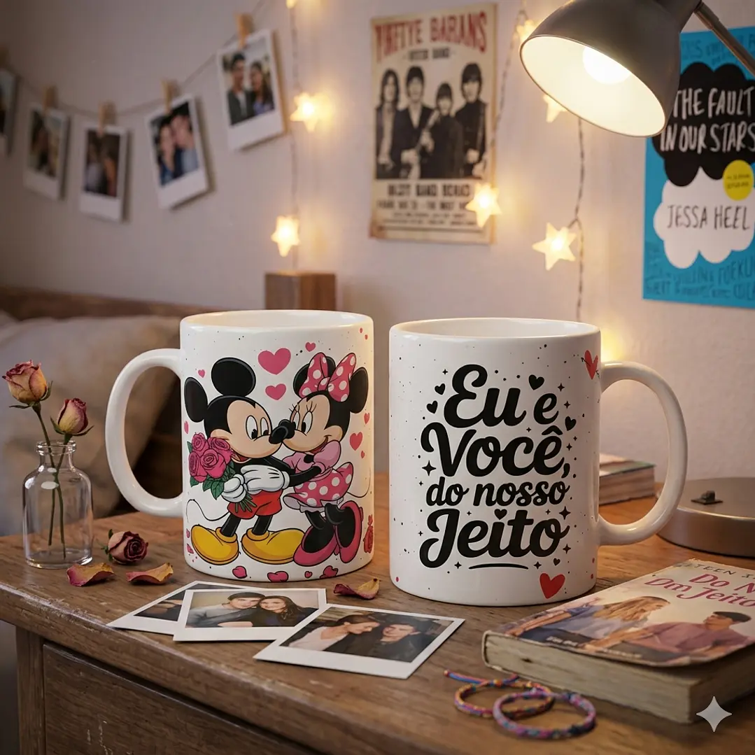 15 Artes para Caneca Dia dos Namorados Personagens Arquivo em Png  12