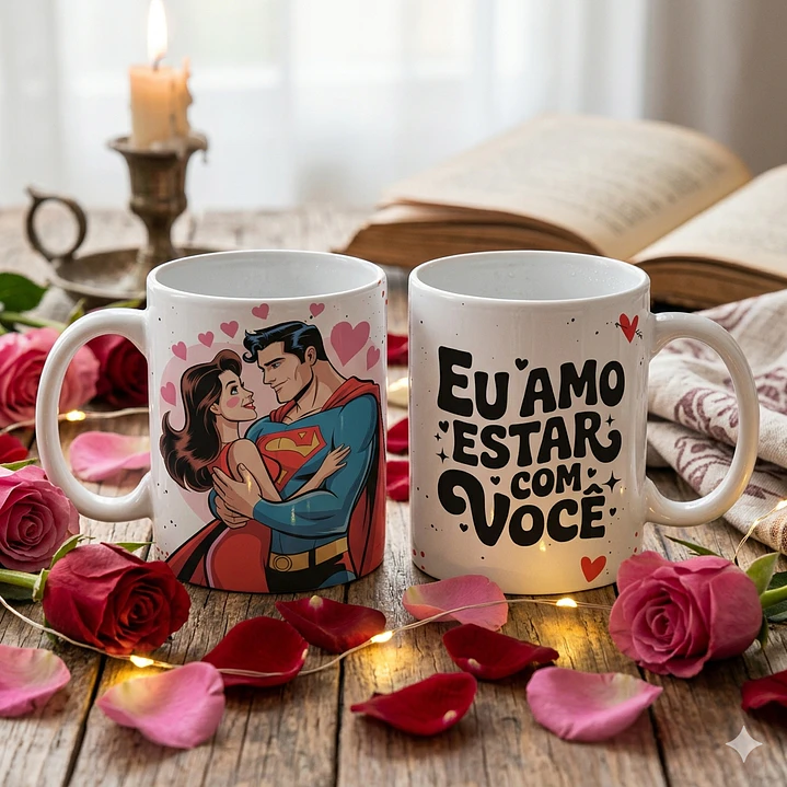 15 Artes para Caneca Dia dos Namorados Personagens Arquivo em Png  13