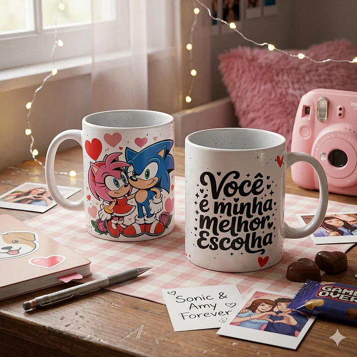 15 Artes para Caneca Dia dos Namorados Personagens Arquivo em Png  15