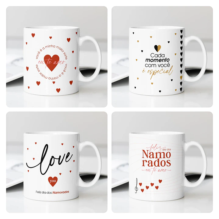 16 Artes para Canecas Dia dos Namorados Arquivo Editável  1