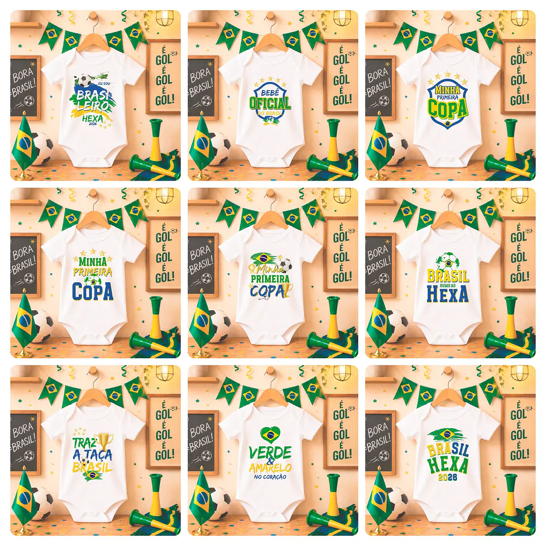 20 Artes para Camisa Copo Copa do Mundo 2026 Brasil Arquivo Editável 4