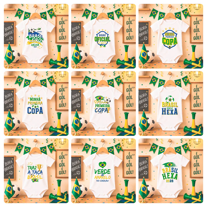 20 Artes para Camisa Copo Copa do Mundo 2026 Brasil Arquivo Editável 4
