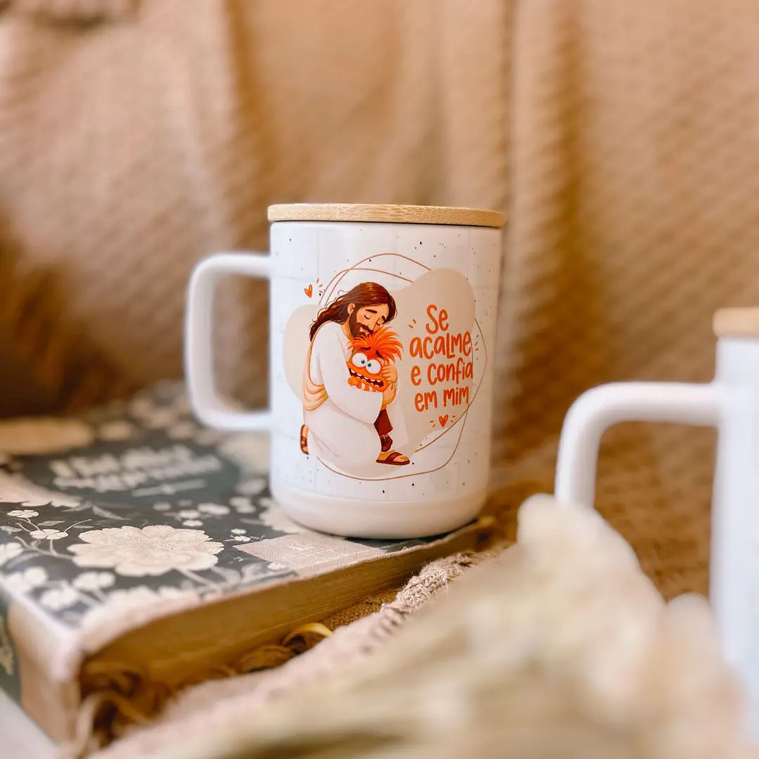 23 Artes para Caneca e Azulejo Devocional Ilustrado Arquivo Editável  2