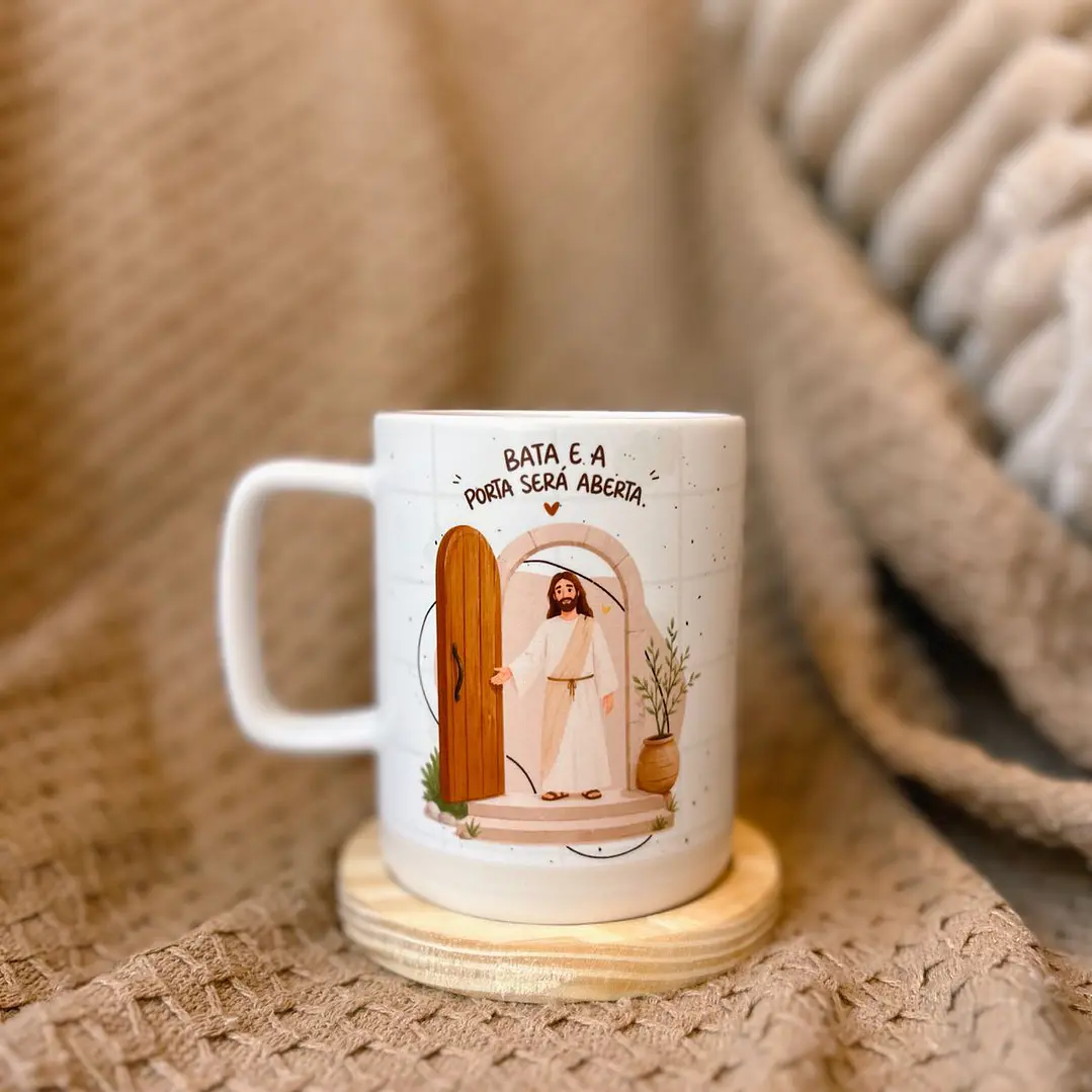 23 Artes para Caneca e Azulejo Devocional Ilustrado Arquivo Editável  3