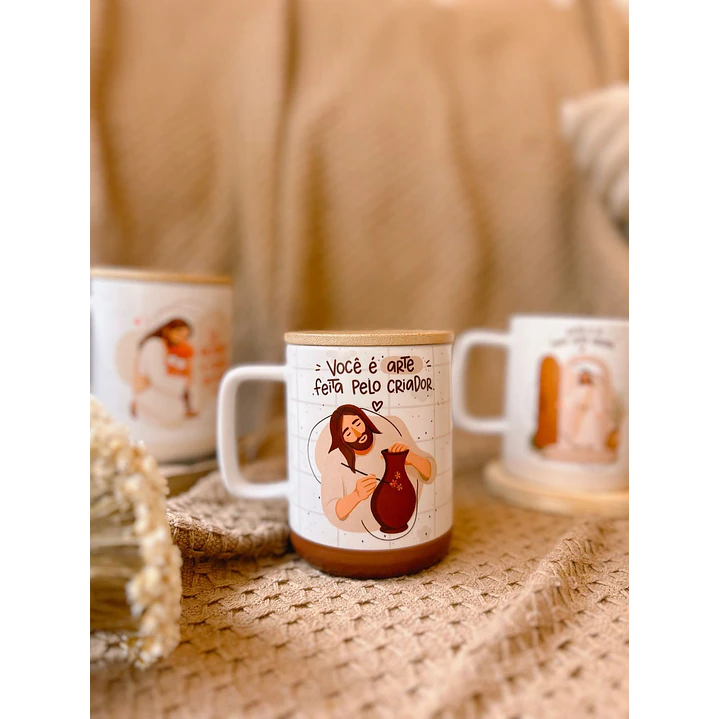 23 Artes para Caneca e Azulejo Devocional Ilustrado Arquivo Editável  7