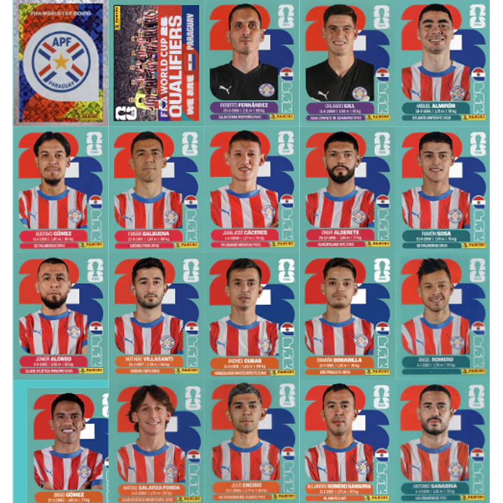 Figurinhas Copa do Mundo 2026 para Imprimir Arquivo PDF 18