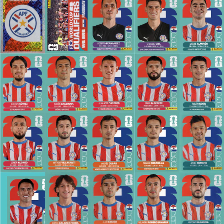 Figurinhas Copa do Mundo 2026 para Imprimir Arquivo PDF 18
