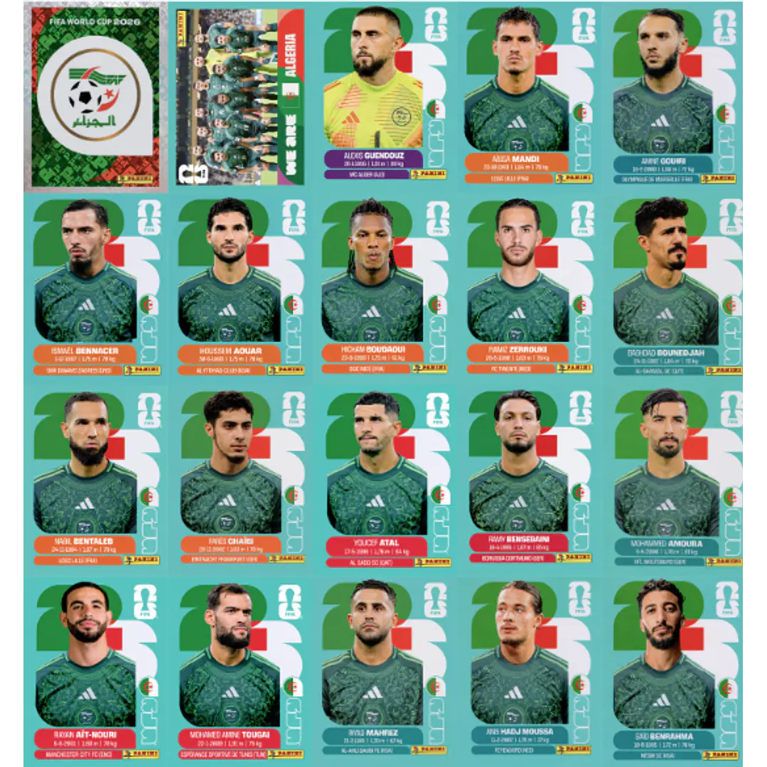 Figurinhas Copa do Mundo 2026 para Imprimir Arquivo PDF 19