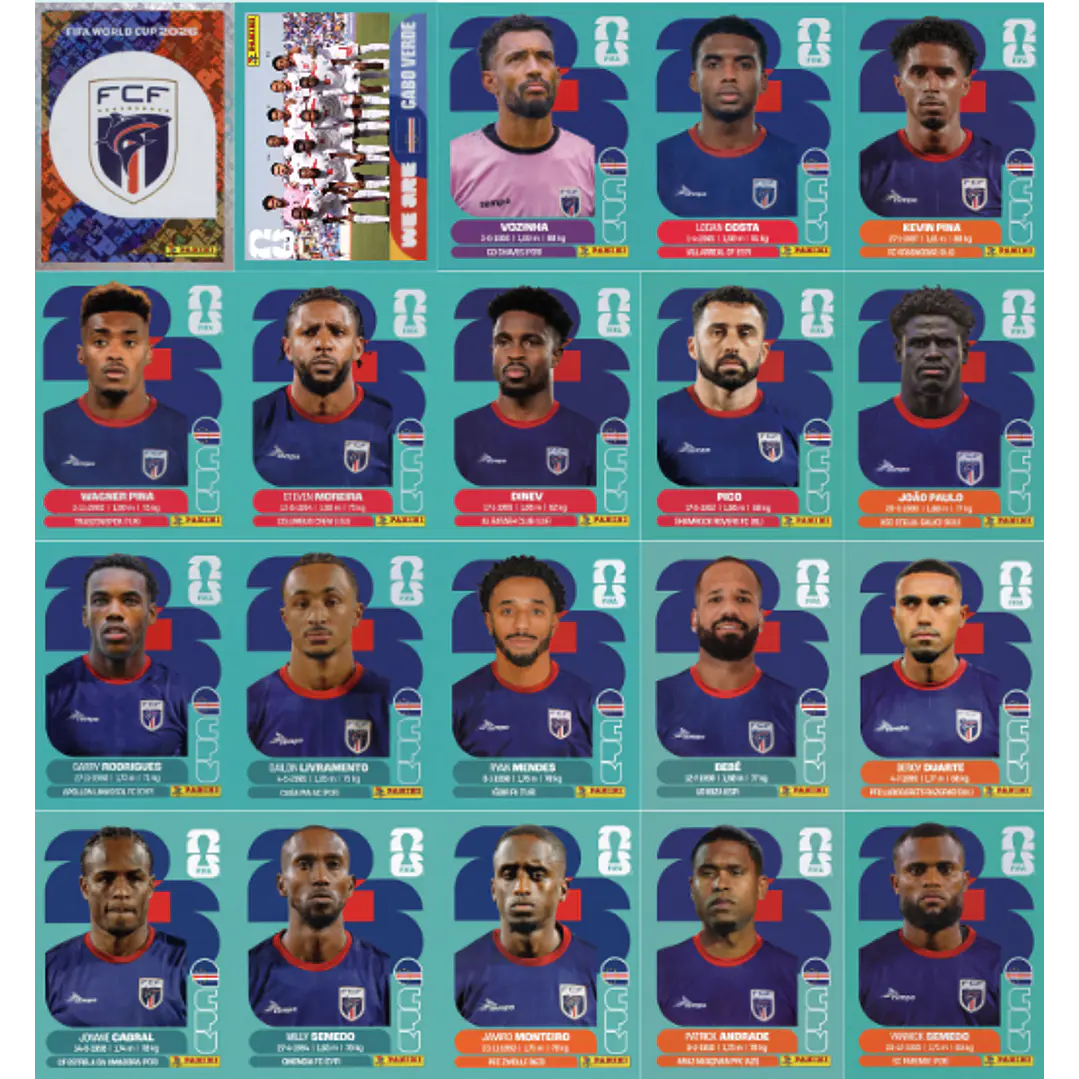 Figurinhas Copa do Mundo 2026 para Imprimir Arquivo PDF 20