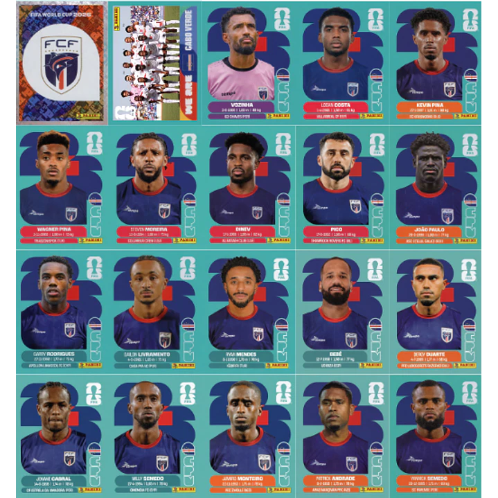 Figurinhas Copa do Mundo 2026 para Imprimir Arquivo PDF 20