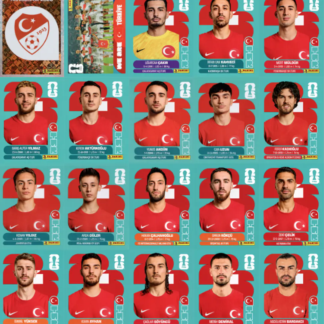 Figurinhas Copa do Mundo 2026 para Imprimir Arquivo PDF 22