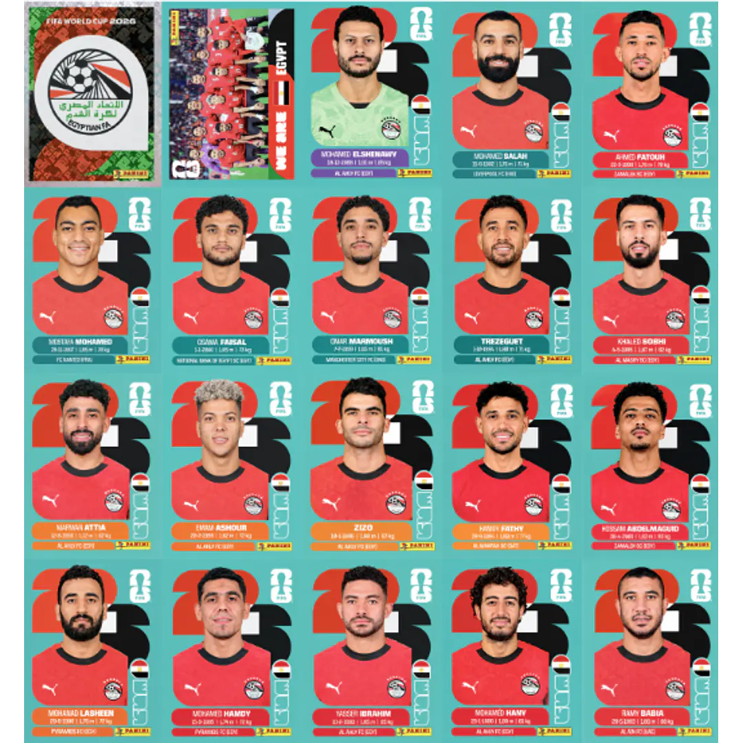 Figurinhas Copa do Mundo 2026 para Imprimir Arquivo PDF 24