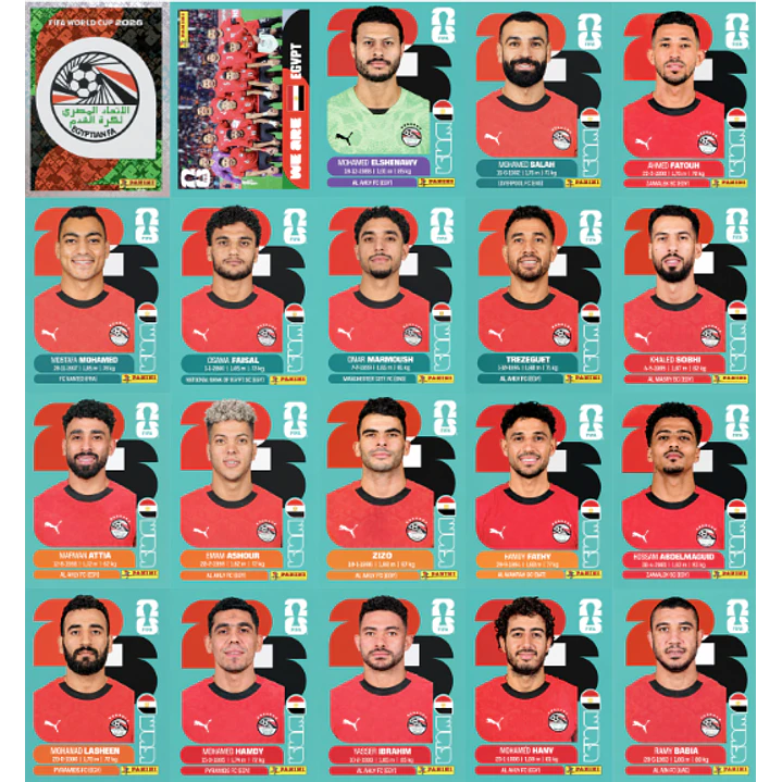Figurinhas Copa do Mundo 2026 para Imprimir Arquivo PDF 24