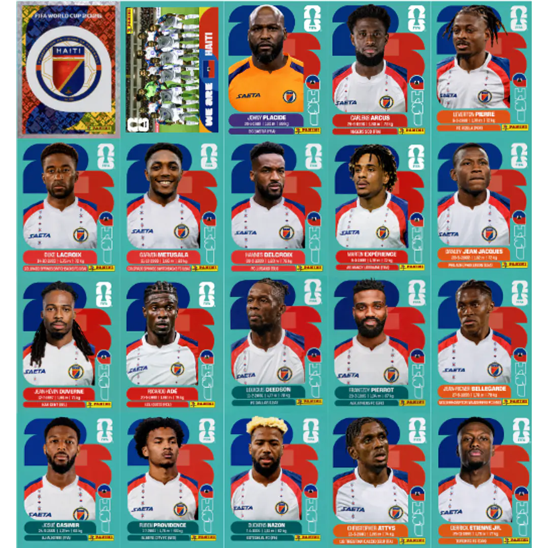 Figurinhas Copa do Mundo 2026 para Imprimir Arquivo PDF 31