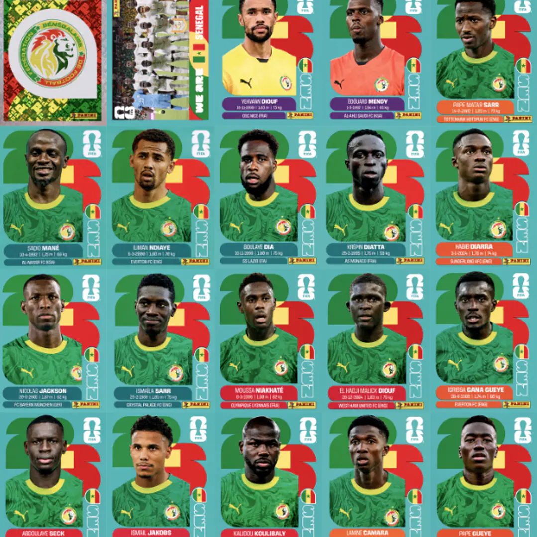 Figurinhas Copa do Mundo 2026 para Imprimir Arquivo PDF 33