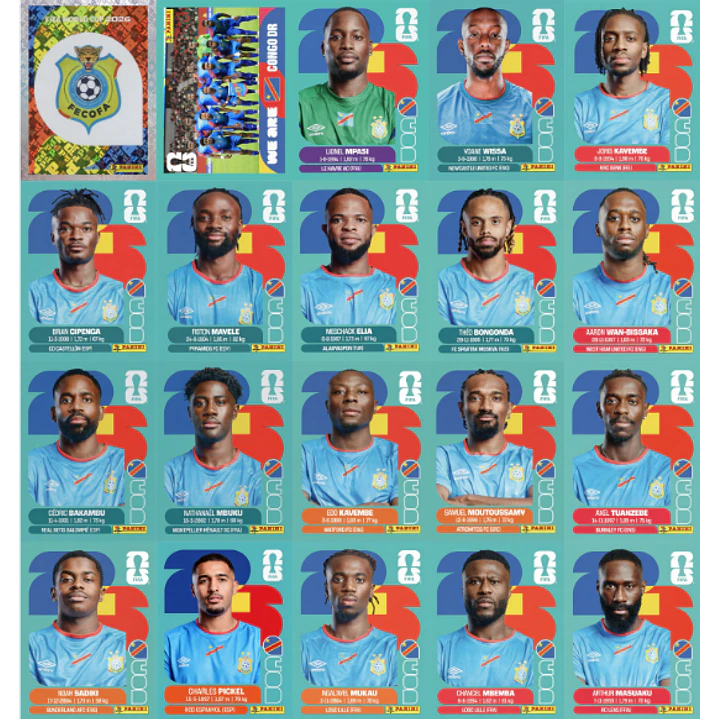 Figurinhas Copa do Mundo 2026 para Imprimir +900 Figurinhas PDF | Download Imediato 23