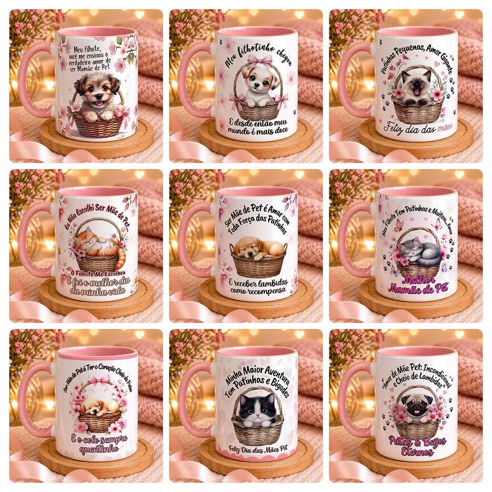 33 Artes para Caneca Mãe de Pet Arquivo em Jpg  3
