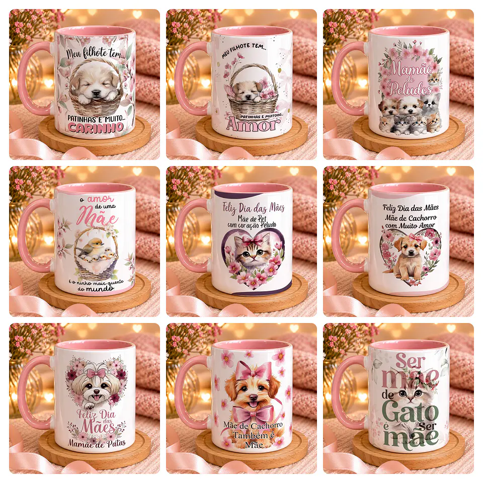 33 Artes para Caneca Mãe de Pet Arquivo em Jpg  4