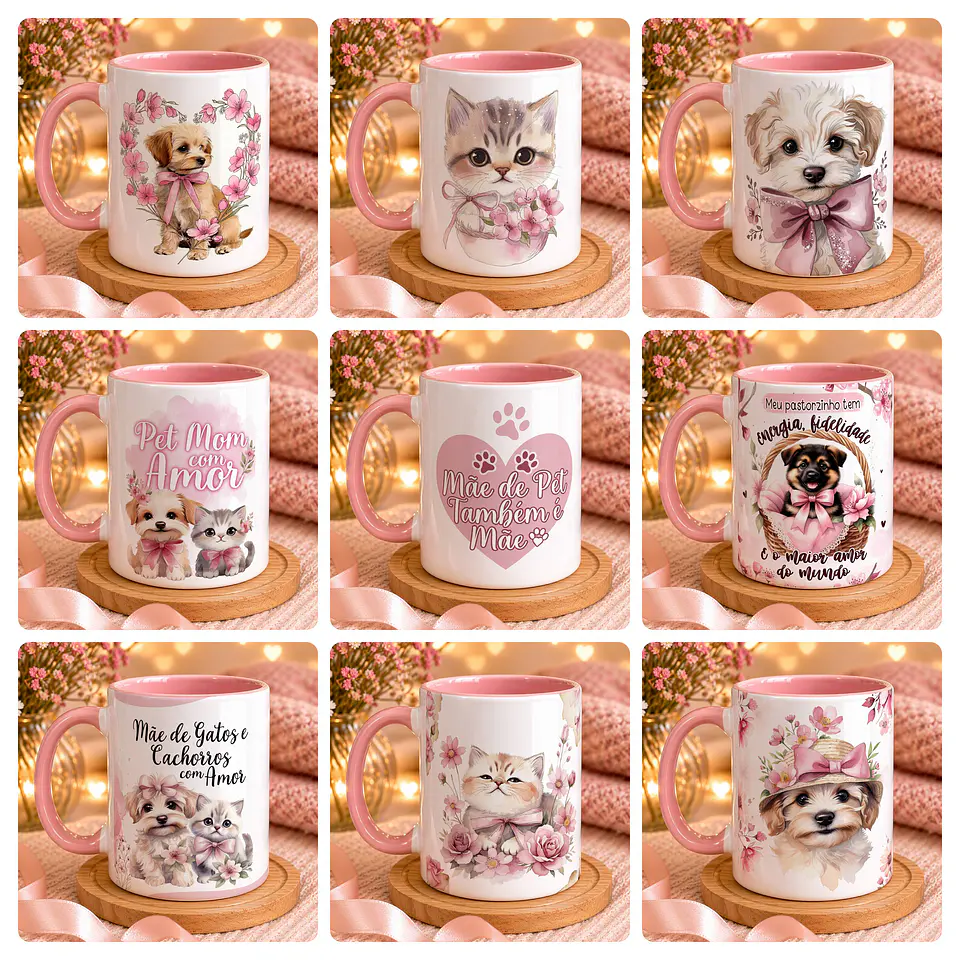 33 Artes para Caneca Mãe de Pet Arquivo em Jpg  5