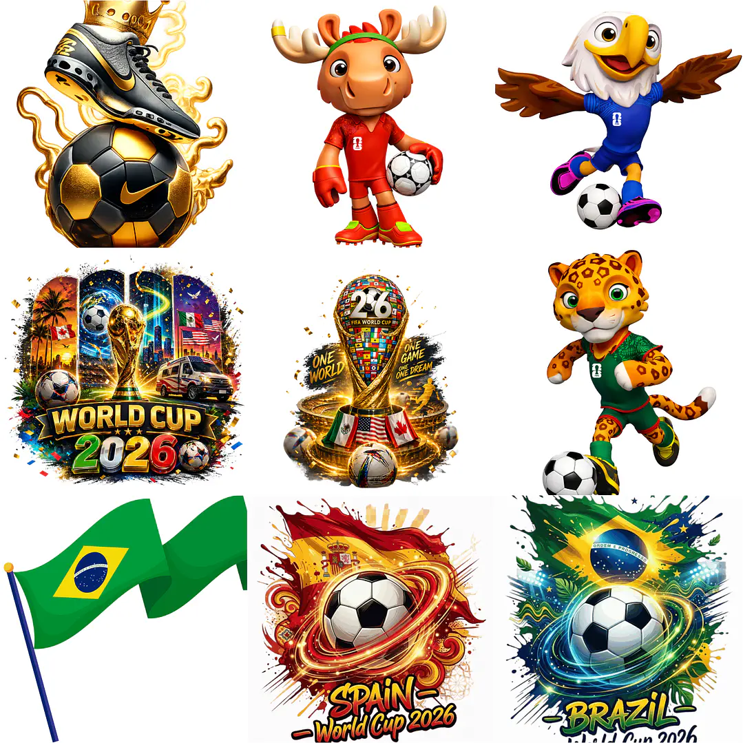Kit digital Copa Times Seleções Png World Cup 2026  Sem Fundo – Arquivos para Sublimação e Personalizados 1