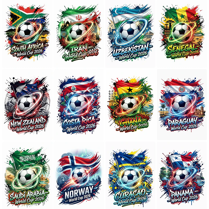 Kit digital Copa Times Seleções Png World Cup 2026  Sem Fundo – Arquivos para Sublimação e Personalizados 3