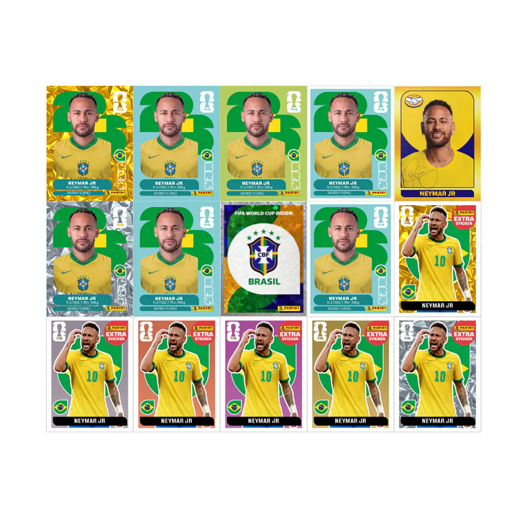 Figurinha Neymar Copa 2026 para Imprimir (PDF) | Edição Especial 1