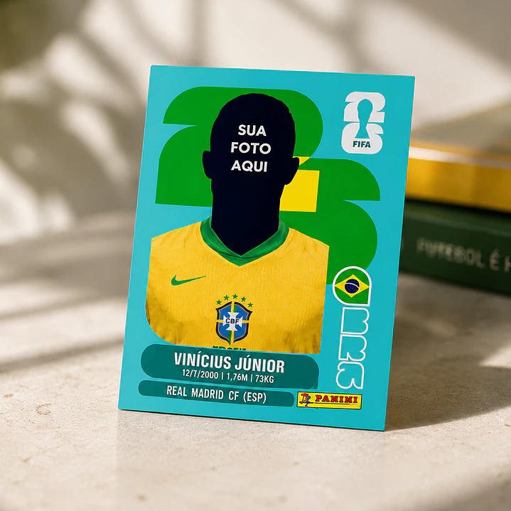 Arte Caneca + Figurinha Copa do Mundo 2026 Personalizada (Editável no Canva) – Kit Digital 3