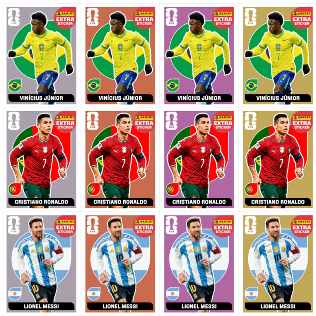 Figurinhas Legends Copa 2026 para Imprimir (PDF) | Extra Sticker 7