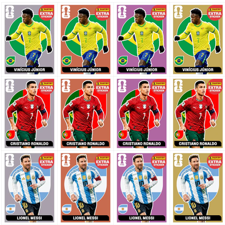 Figurinhas Legends Copa 2026 para Imprimir (PDF) | Extra Sticker 7