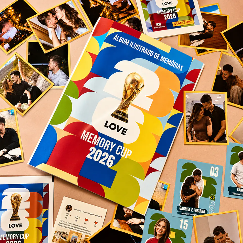 Arquivo Album Copa 2026 Casal Melhores Momentos Dia dos Namorados Editável  13