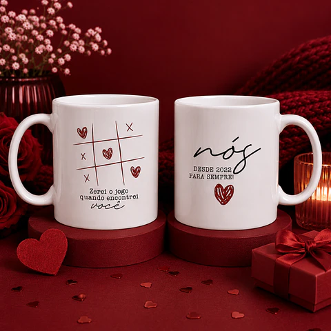 55 Artes para Caneca e Azulejo Dia dos Namorados Editável