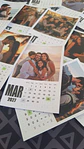 Calendário Polaroid 2027 Editável Canva PDF PNG - Thumbnail 5