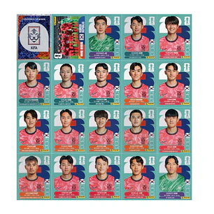 Figurinhas Coreia do Sul Copa 2026 para Imprimir (PDF) | Seleção Completa