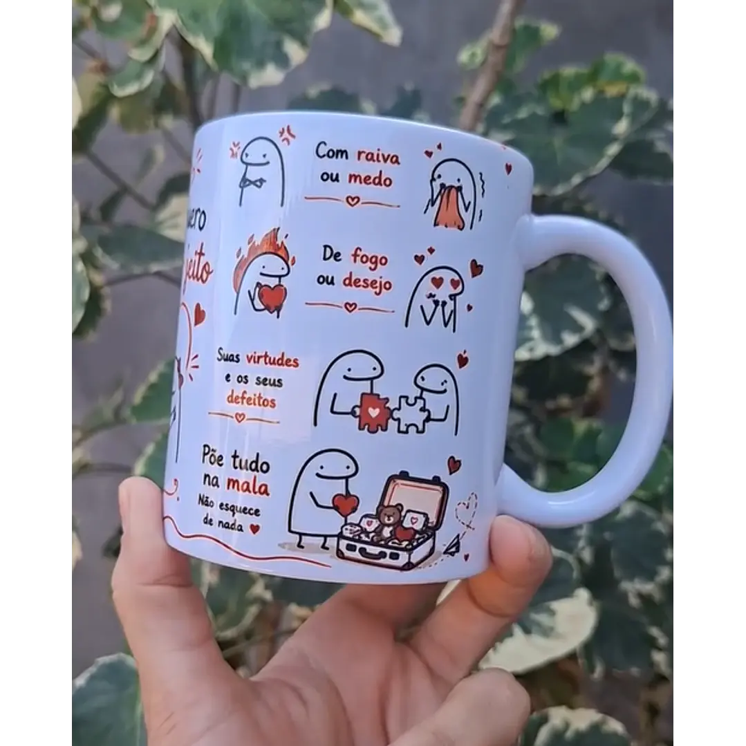 Arte Caneca De pijama ou maquiada, desbocada ou educada, Eu te quero de qualquer jeito Arquivo em Pdf  2