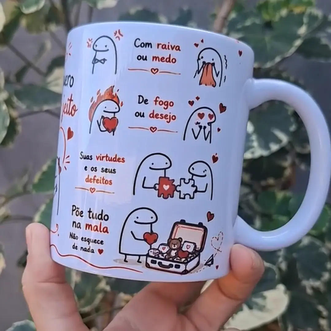 Arte Caneca De pijama ou maquiada, desbocada ou educada, Eu te quero de qualquer jeito Arquivo em Pdf  2