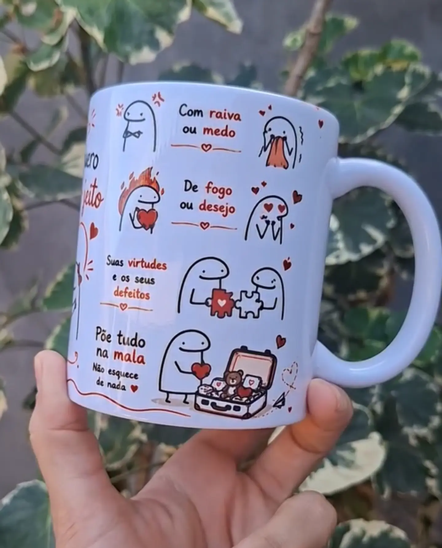 Arte Caneca De pijama ou maquiada, desbocada ou educada, Eu te quero de qualquer jeito Arquivo em Pdf  2