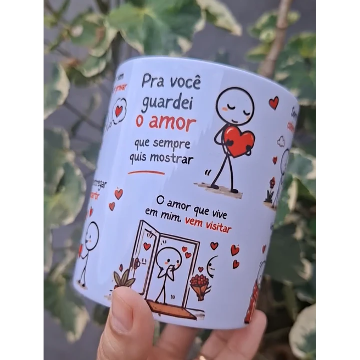 Arte Caneca Pra você guardei o amor que nunca soube dar, sentir sem conseguir provar Arquivo em Pdf 2