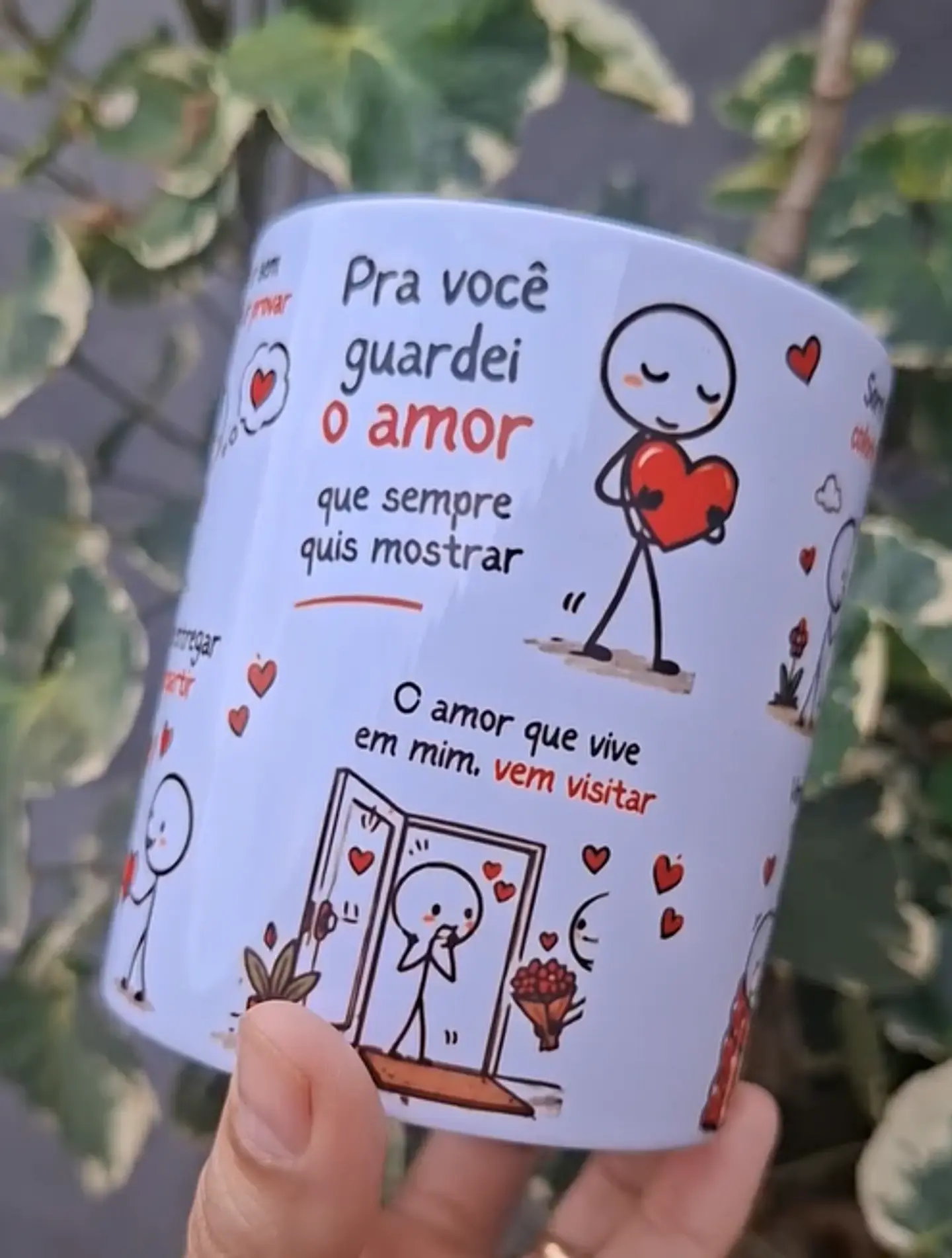 Arte Caneca Pra você guardei o amor que nunca soube dar, sentir sem conseguir provar Arquivo em Pdf 2
