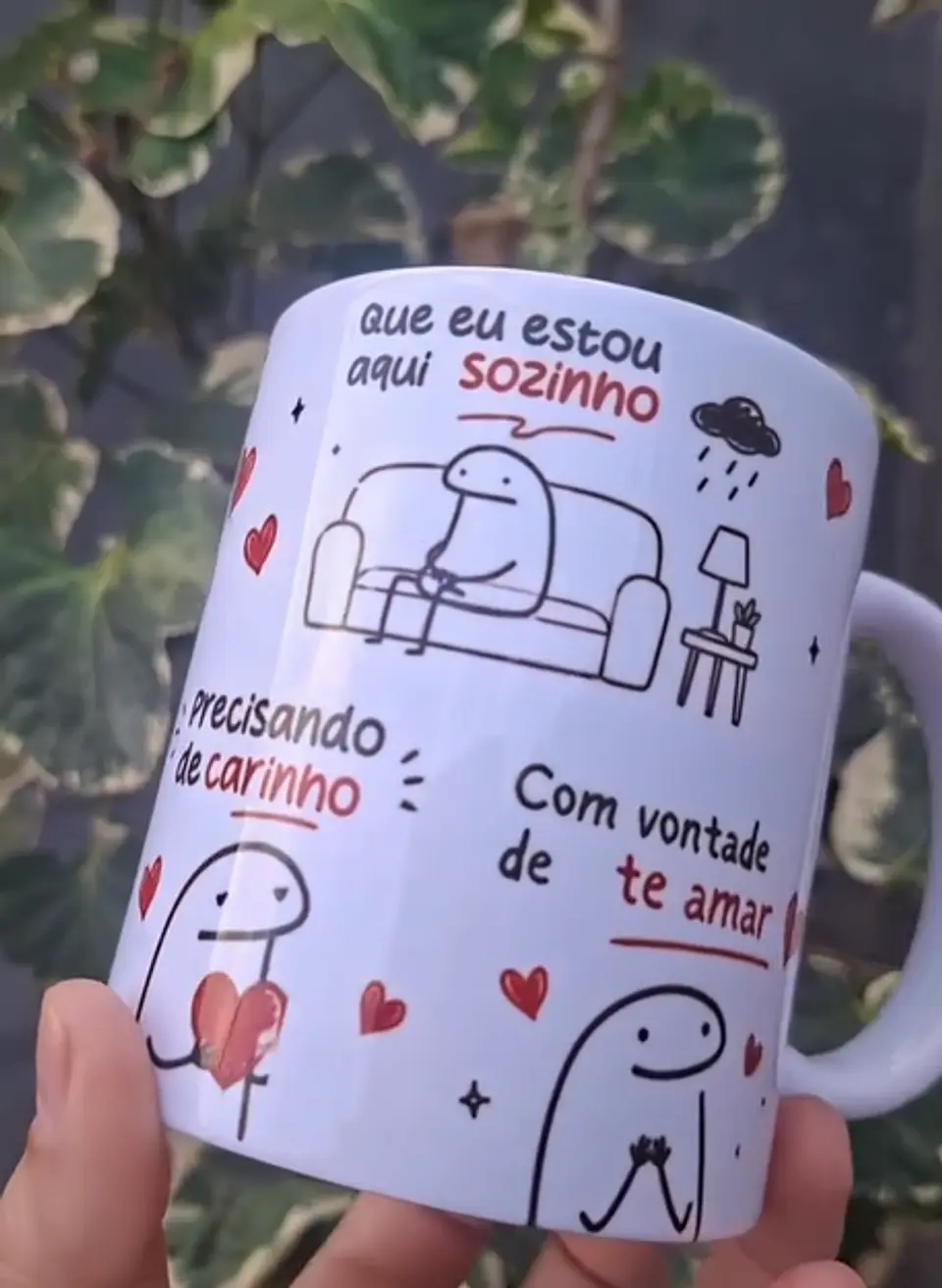 Arte Caneca Vem, quero amar seu corpo inteiro, namorar, sentir seu cheiro sem ter pressa de acabar Arquivo em Pdf  3