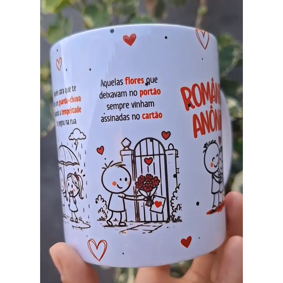 Arte Caneca Lembra daquele garoto que sentou do seu lado e te ofereceu no recreio um sanduíche amassado? Romântico anônimo! Arquivo em Pdf  4