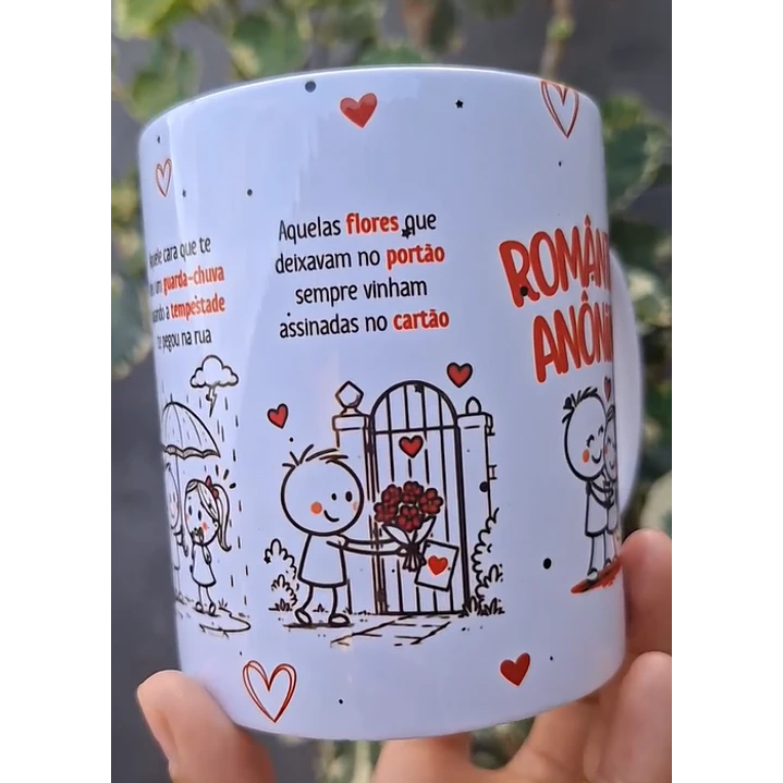 Arte Caneca Lembra daquele garoto que sentou do seu lado e te ofereceu no recreio um sanduíche amassado? Romântico anônimo! Arquivo em Pdf  4
