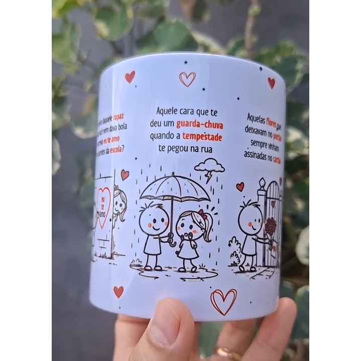Arte Caneca Lembra daquele garoto que sentou do seu lado e te ofereceu no recreio um sanduíche amassado? Romântico anônimo! Arquivo em Pdf  3