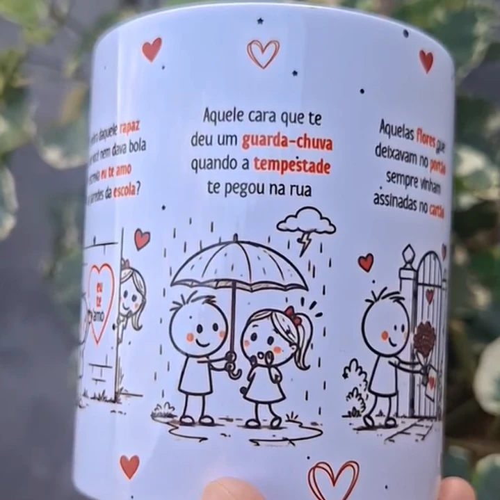 Arte Caneca Lembra daquele garoto que sentou do seu lado e te ofereceu no recreio um sanduíche amassado? Romântico anônimo! Arquivo em Pdf  3