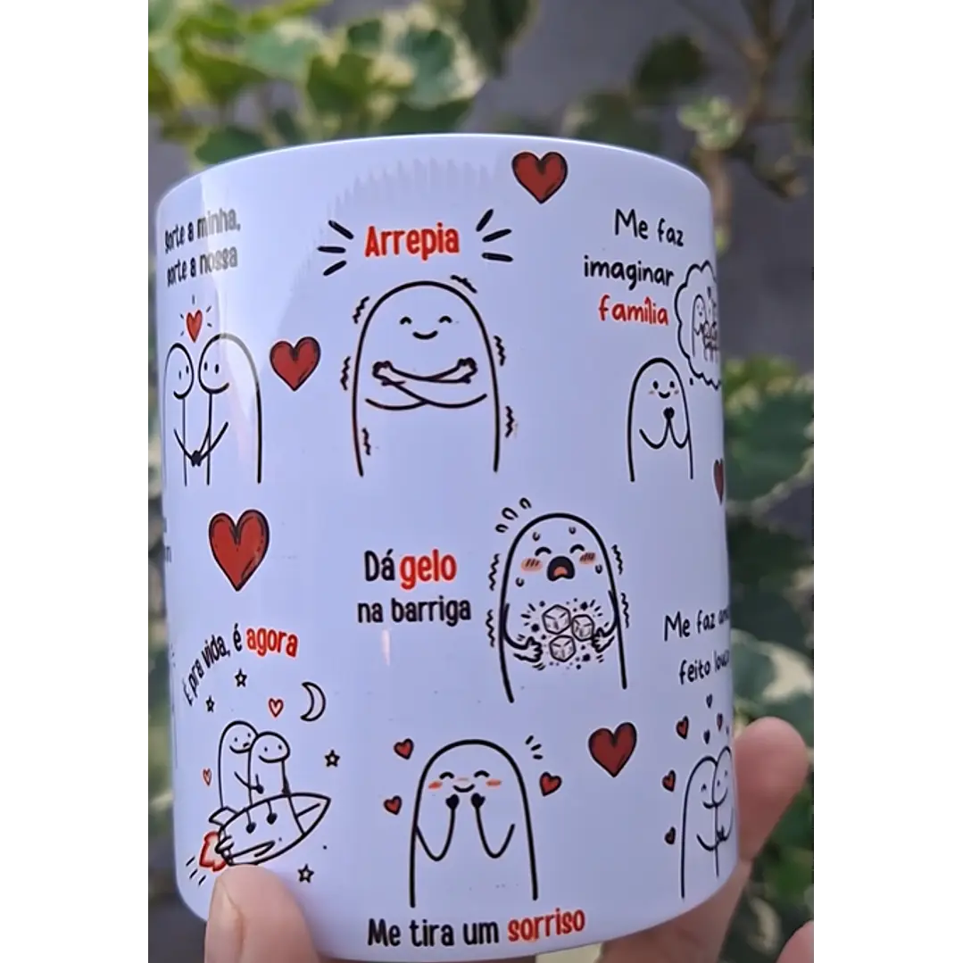 Arte Caneca Quando eu bati o olho, eu já percebi que era você, exatamente como um sonho - Sorte a nossa Arquivo em Pdf  4