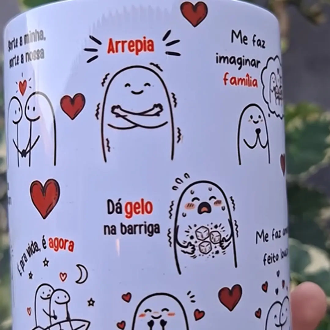 Arte Caneca Quando eu bati o olho, eu já percebi que era você, exatamente como um sonho - Sorte a nossa Arquivo em Pdf  4