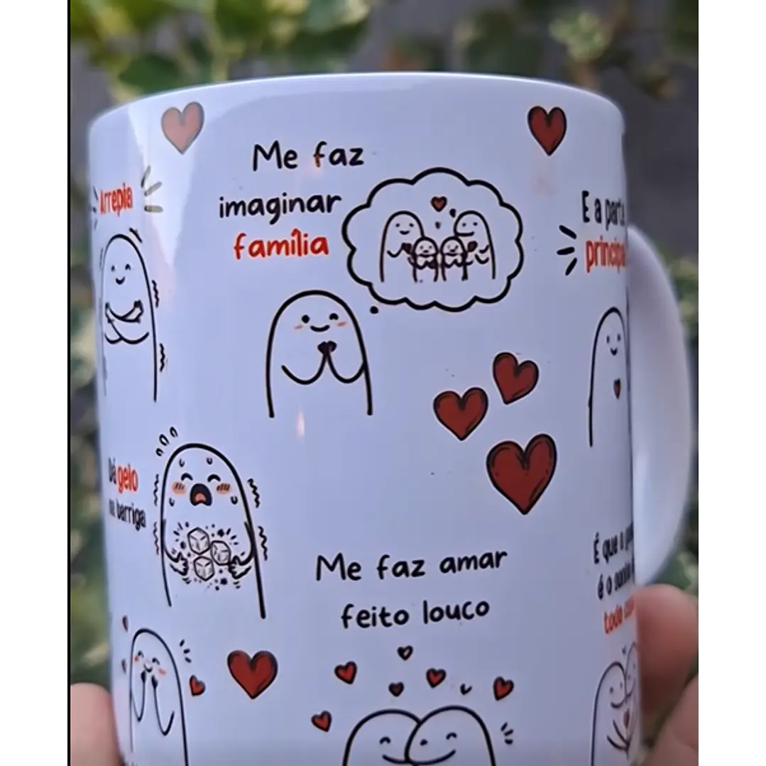 Arte Caneca Quando eu bati o olho, eu já percebi que era você, exatamente como um sonho - Sorte a nossa Arquivo em Pdf  5