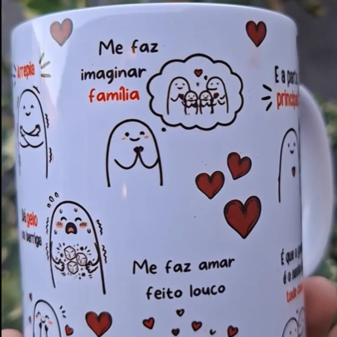 Arte Caneca Quando eu bati o olho, eu já percebi que era você, exatamente como um sonho - Sorte a nossa Arquivo em Pdf  5