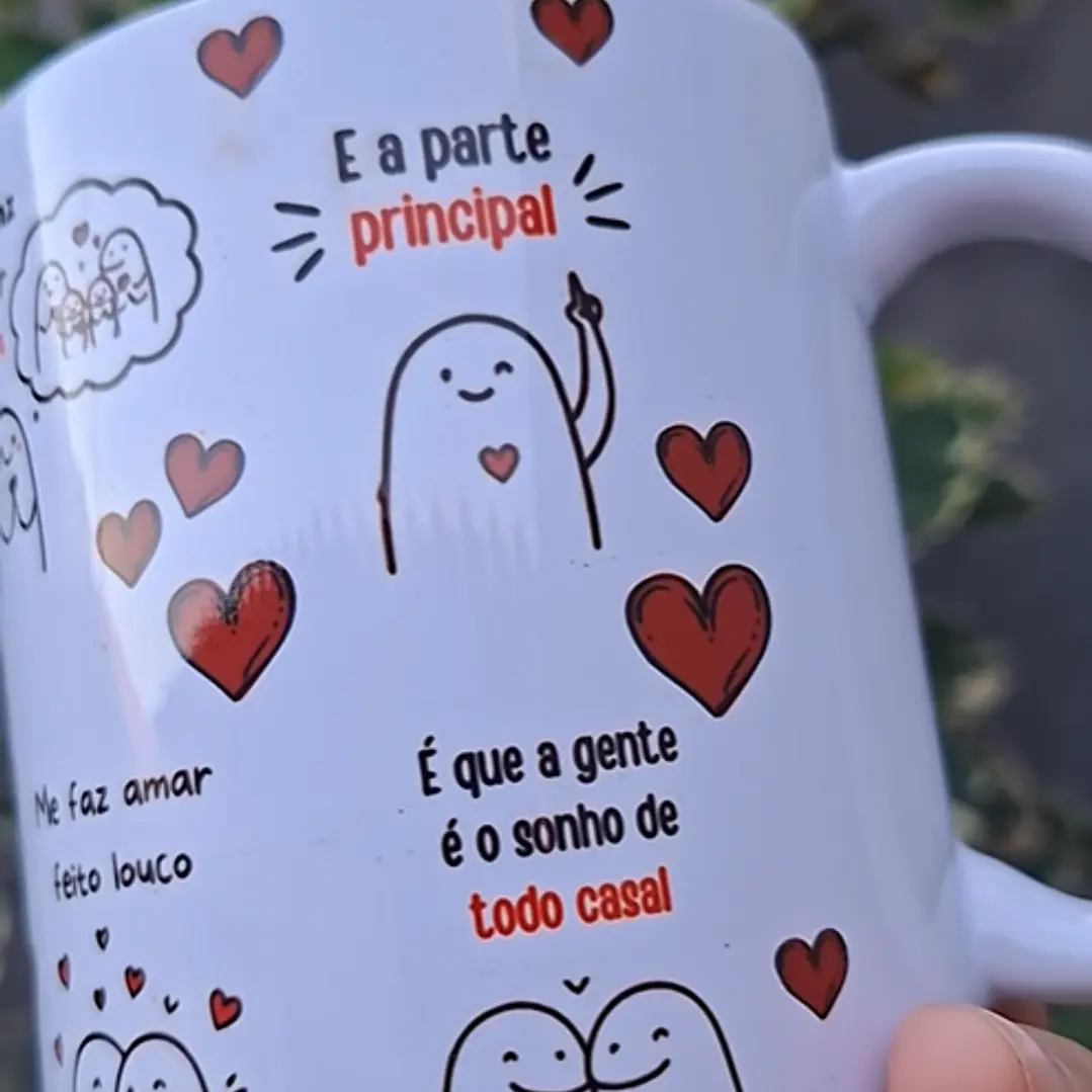 Arte Caneca Quando eu bati o olho, eu já percebi que era você, exatamente como um sonho - Sorte a nossa Arquivo em Pdf  6