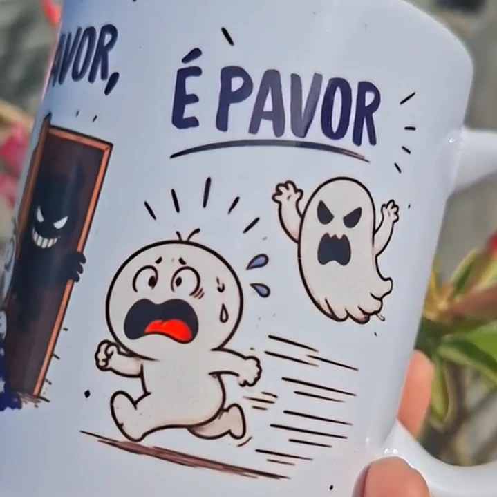 Arte Caneca Tá doido que eu vou fazer propaganda de você, isso não é medo de te perder, amor, é pavor, é pavor! - Jorge e Mateus Arquivo em Pdf 4